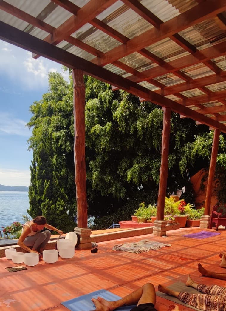 The yoga shala at Villas del Carmen 4